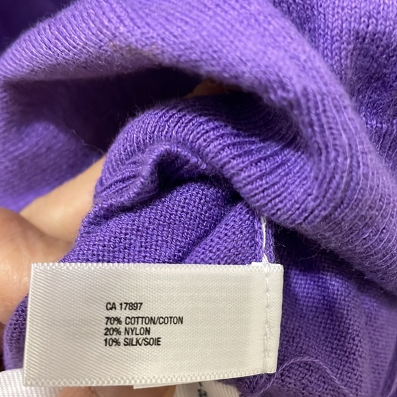 Gap purple long sleeve sweater (sz m) - Picture 7 of 8